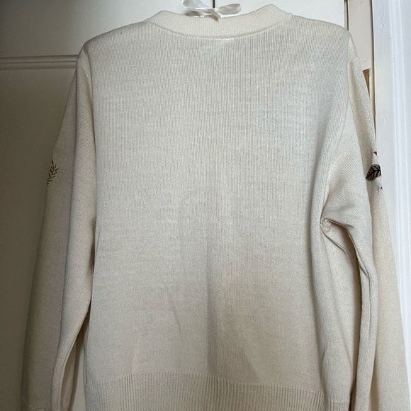 Ivory Nautical Design Sweater - Vintage Mondi - NWOT - Picture 4 of 5